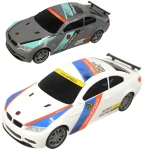 Auto závodní sportovní 25 cm bílá, šedá