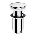 OMNIRES - Zátka klik-klak pro umyvadlo s přepadem i bez přepadu chrom /CR/ A706CR