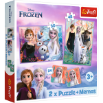 Puzzle Disney Princezny 2v1 + pexeso