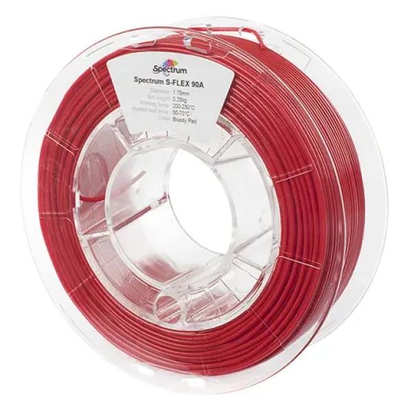 Spectrum 80252 3D filament S-Flex 90A bloody red | 1.75mm | 250g (80252)