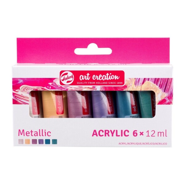 Talens Art Creation Acrylic sada Metallic 6x12 ml