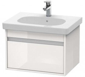 DURAVIT - Ketho Umyvadlová skříňka 41x60x46 cm, 1 zásuvka, lesklá bílá KT667002222