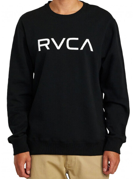 RVCA BIG RVCA black pánská mikina přes hlavu