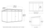 Keter CORTINA domek 11x7