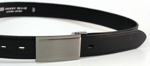 PENNY BELTS 35-020-4PS-60 Pánský kožený opasek černý 110cm