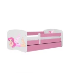 Dětská postel Babydreams+SZ růžová 80x180 Víla 2