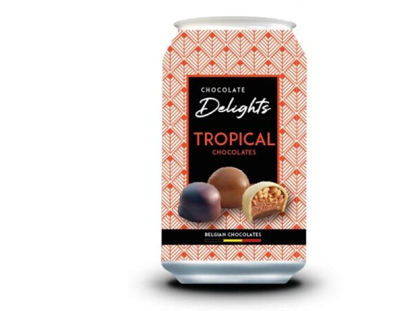 Pralinky Delights plech tropical 65g