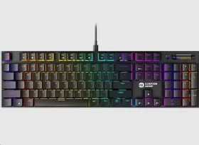 CANYON CND-SKB55-CS / Herní drátová klávesnice / mechanická / RGB / 105 kláves / CZ/SK layout (CND-SKB55-CS)