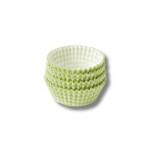 Dortisimo Košíčky na mini muffiny Kostkovaný vzor zelený (80 ks)