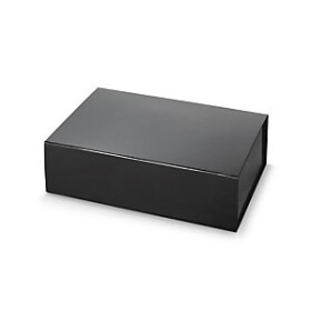 10 x Dárkové krabice s magnetickým uzávěrem 330x230x100mm, černá