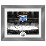 Obraz St. Louis Blues NHL Art Deco Stadium Silver Coin