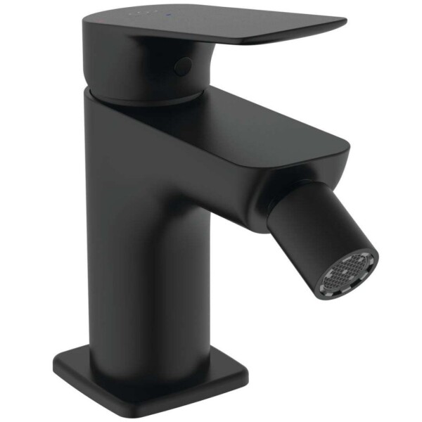 IDEAL STANDARD - Ceralife C Bidetová baterie s výpustí Click-Clack, BlueStart, hedvábná černá BE059XG