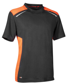 Pracovní tričko COFRA DUNKERQUE Barva: Antracitová/ Oranžová, Velikost: 4XL (V625_0_06_4XL)