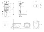 GEBERIT - Kombifix Set předstěnové instalace, klozetu Nefia a sedátka softclose, tlačítko Sigma20, chrom SANI15CA1141