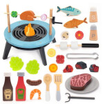 Dřevěná grilovací sada