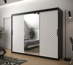 Šatní skříň Abi Jodelka 2 Barva korpusu: Dub artisan, Rozměry: 100 cm, Dveře: Bílá mat