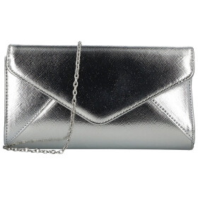 Stylové dámské psaníčko Michelle Moon Connie, stříbrné