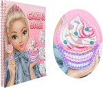 Top model Top model, 13386, Cake & Bake, kreativní sešit s omalovánkami a samolepkami