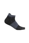 Pánské merino ponožky ICEBREAKER Mens Run+ Ultralight Micro, Black/Graphite velikost: 39-41,5 (S)