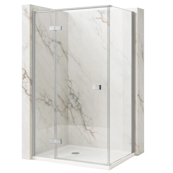 REA/S - Sprchový kout Atlas 80x80 Chrome vlevo KPL-K4362