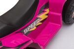 Mamido Dětská elektrická čtyřkolka pro nejmenší Speed Junior 6V 7Ah růžová