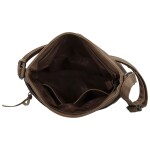 Trendy dámská koženková crossbody kabelka Hazel, taupe