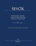 Škola houslové techniky op. 1, sešit 3, výměny poloh - Otakar Ševčík