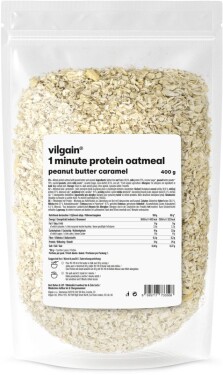 Vilgain Minutová proteinová ovesná kaše – arašídové máslo s karamelem 400 g