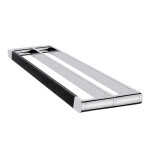 Nimco Nava chrom - černá mat držák na ručníky dvojitý 58 cm NA 28061D NA 28061D