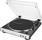 Audio Technica AT-LP60XBTWH bílá / Gramofon / Bluetooth / 33.3 45 RPM / RCA / 3.5mm Jack / předzesilovač (AT-LP60XBTWH)