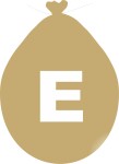 Balónek písmeno E zlaté balonky.cz Balónek písmeno E zlaté balonky.cz