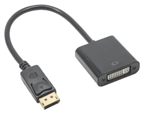 Akyga DVI (F) - DisplayPort (M) / Redukce / ABS / 20 cm (AK-AD-58)