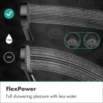 HANSGROHE - Activera Q Sprchový set bez baterie, 29x18 cm, 2 proudy, EcoSmart, chrom 28757000