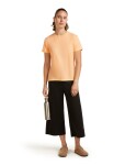 Dámské merino triko s krátkým rukávem ICEBREAKER Wmns Core SS Tee, Sunstone velikost: XL