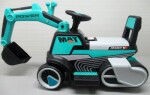 Mamido Dětský elektrický bagr C3 modrý