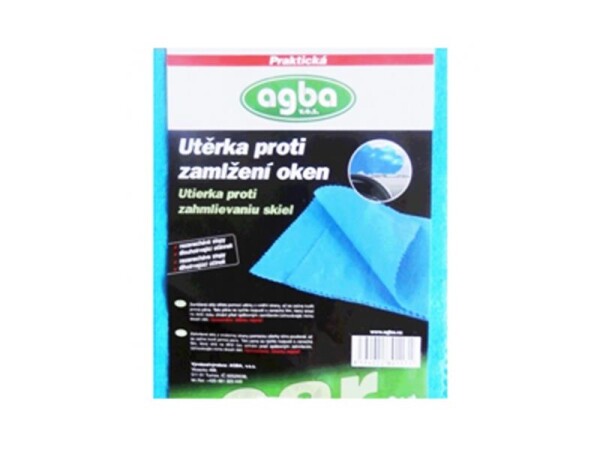 Utěrka proti zamlžení oken AGBA 27x30cm