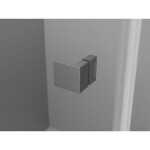 MEXEN/S - Lunar-F L sprchový kout skládací dveře levá 90 x 90, transparent, grafit kartáčovaná 836L-090-090-66-00-L