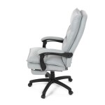 Kancelářské křeslo, synchronní mechanismus, stříbrná látka, KA-Y350 SIL