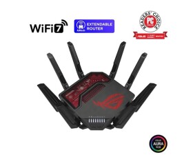 ASUS Herní Router ROG Rapture GT-BE19000, 3-pásmový WiFi7 Router, 2x WAN, 4x LAN, AiMesh EDF_151799