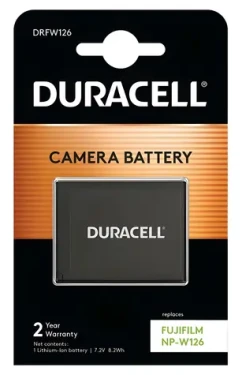 Duracell DRFW126 černá / Baterie pro fotoaparát / Li-Ion / 1140mAh / pro Fujifilm NP-W126 (DRFW126)