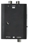 Nedis převodník digitálního audia na RCA / Audio převodník / Toslink/RCA vstup / 2x RCA výstup / USB napájení (ACON2509BK)