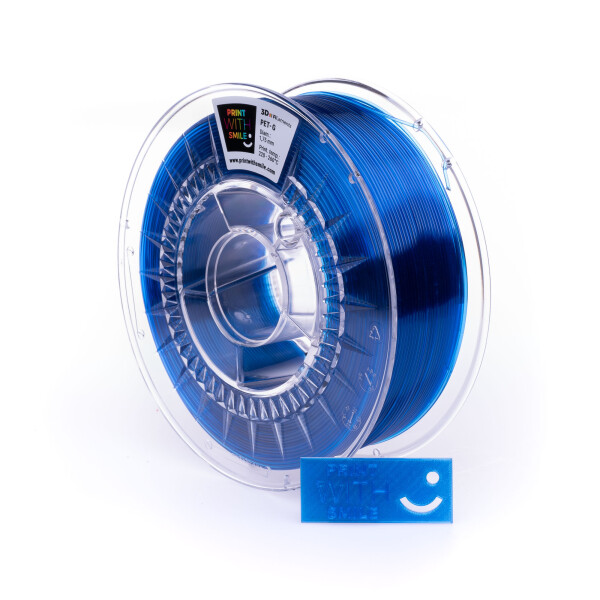 PET-G filament Blue Lagoon TR 1,75 mm Print With Smile 1kg