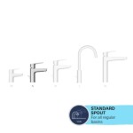 GROHE - QuickFix Start Umyvadlová baterie s výpustí Push-Open, matná černá 235502432