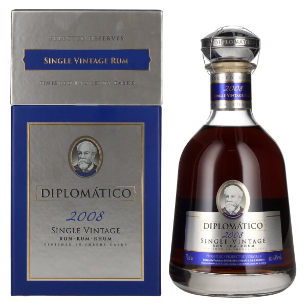 Diplomatico Single Vintage 2008 43% 0,7 l (karton)