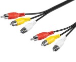 PremiumCord Kabel 3x CINCH-3x CINCH M/M 10m (8592220004477)