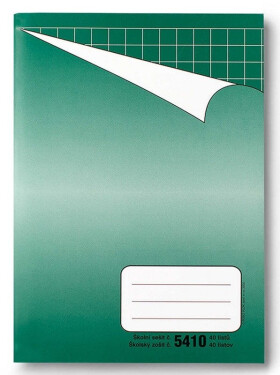 Školní sešit BOBO 5410 bezdřevý