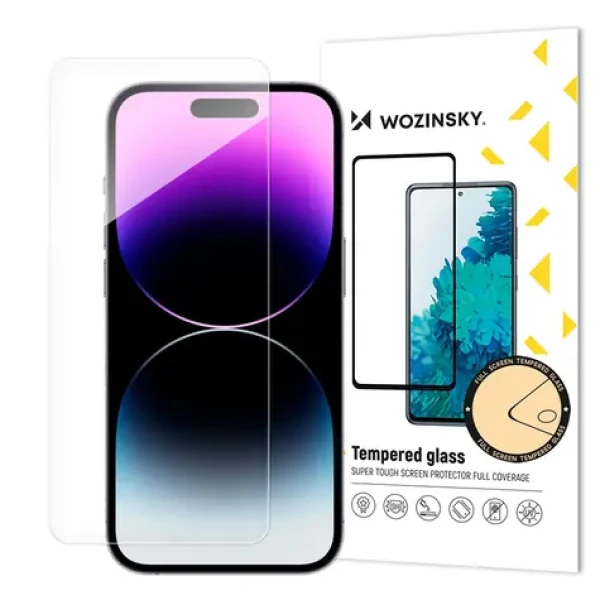 Wozinsky Ochranné sklo iPhone 16 / Hybridní sklo / Flexibilní / Full Cover