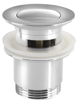 SAPHO - Umyvadlová výpust 5/4“, click-clack, malá zátka, 30-45, chrom CV1008