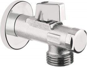 DEANTE - Uzávěr chrom - Kulový ventil, pro připojení pračky nebo myčky nádobí, 1/2" - 3/4" VFA_B64M