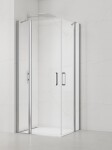 Sprchový kout obdélník 90x80 cm SAT Fusion SATFUDP9080 SATFUDP9080